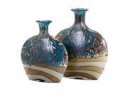 Nordiak Glass Vases Set Of 2
