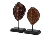 Sanem Turtle Shells On Stands Set Of 2