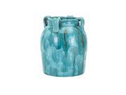 Castine Small Teal Vase