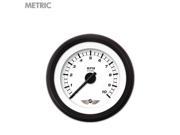 Tachometer Gauge w emblem Classic Black Modern Needles Black Trim Rings Style Kit Installed