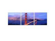 Furinno SENIC Golden Gate 3 Panel Canvas on Wood Frame 60 x 20 Inches