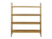 Oceanstar 4-Tier Bamboo Shoe Rack