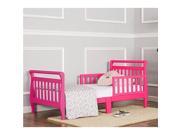 Dream On Me Sleigh Toddler Bed Fuschia Pink