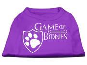 Game of Bones Screen Print Dog Shirt Purple Med (12) Game of Bones Screen Print Dog Shirt Purple Med (12)