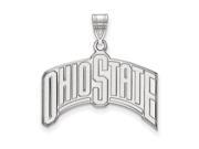 Sterling Silver LogoArt Ohio State University XL Pendant Sterling Silver LogoArt Ohio State University XL Pendant
