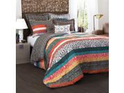 Boho Stripe 7-Pc. King Comforter Set Bedding