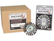 Anchor Brand Stringer Bead Wheel Brush 6 Diameter .02 Wire 5 8 11 TPI