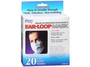 Flents High Filtration Efficiency Ear Loop Mask 20 ea