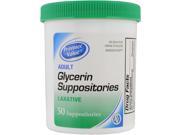 Premier Value Glycerin Suppos Adult 50ct