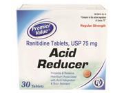 Premier Value Ranitidine 75Mg Tablets 30ct