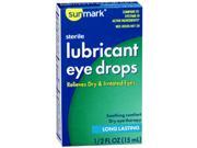 Sunmark Lubricant Eye Drops Long Lasting 1 2 oz