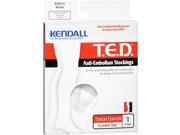 T.E.D. Anti Embolism Stockings Thigh Length 18 mm Hg White Medium Short 1 Pair
