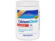 21st Century Calcium Citrate Vitamin D Caplets 400 ct