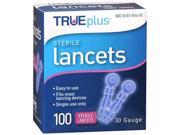 Trueplus Sterile Lancets 30 Gauge 100 ct