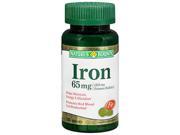 Nature s Bounty Iron 65 mg 100 ct