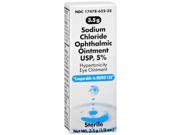 Akorn Sodium Chloride Ophthalmic Ointment 0.125