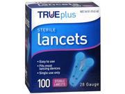 TruePlus Sterile Lancets 28 Guage 100 ct