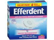 Efferdent Denture Cleanser Tablets Anti Bacterial 44 ct