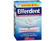 Efferdent Anti Bacterial Denture Cleanser Tablets 126 Each