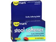 Sunmark Stool Softener Softgels 25 ct