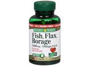 Nature s Bounty Fish Flax Borage 1200 mg Softgels 60 ct