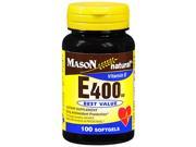 Mason Natural E 400 IU 100 Softgels
