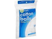 Sunmark Cotton Balls Jumbo Size 100 ct