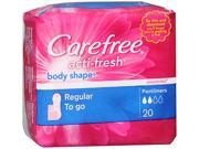 Carefree Acti Fresh Body Shape Pantiliners Regular Unscented 20 Liners