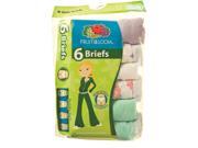 Girls Cotton Briefs 6 Pack Underwear Assorted 1 Pkg