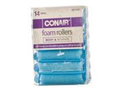 Foam Hair Roller Small Blue 14 Ct 1 Pkg