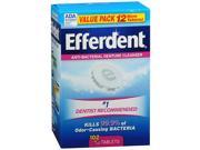 Efferdent Anti Bacterial Denture Cleanser Tablets 102 ct