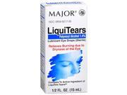 LiquiTears Lubricant Eye Drops by Major 15ml 0.5 oz