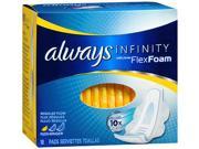 Always Infinity FlexFoam Pads Regular Flow 18 ct