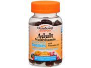 Sundown Naturals Adult Multivitamin Dietary Supplement Gummies Assorted Fruit Flavors 50 ct