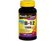 Mason Vitamins Natural B 12 1000 mcg Tablets 100ct