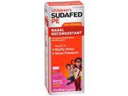 Sudafed PE Children s Nasal Decongestant Liquid Raspberry Non Drowsy 4oz