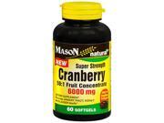 Mason Natural Cranberry 6000 mg Super Strength 60 Softgels