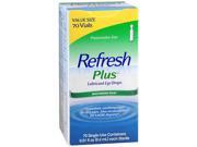 Refresh Plus Lubricant Eye Drops Single Use Containers 70 ea.