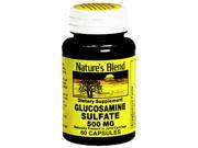 Nature s Blend Glucosamine Sulfate 500 mg Capsules 60 ct