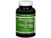 Basic Organics Glucosamine Sulfate and Chondroitin Sulfate Capsules 120 ct