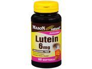 Mason Vitamins Natural Lutein 6 mg Softgels 60 ct