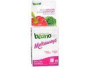 Beano Meltaways Food Enzyme Dietary Supplement Strawberry 15 Tablets