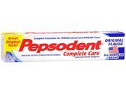 Pepsodent Complete Care Anticavity Fluoride Toothpaste Original Flavor 6 oz