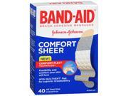 Band Aid Comfort Sheer Comfort Flex Technology Bandages All One Size 40 ct