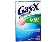 Gas X Extra Strength Cherry Creme Tablet 18 ct