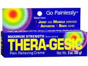 Thera Gesic Pain Relieving Creme Maximum Strength 3 oz