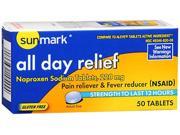 Sunmark All Day Relief 220 mg Naproxen Sodium Tablets 50 Tablets
