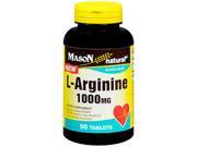 Mason Natural L Arginine 1000 mg 50 Tablets