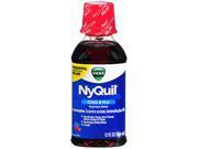 Vicks NyQuil Cold Flu Nighttime Relief Liquid Cherry 12 oz