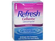 Refresh Celluvisc Lubricant Eye Gel Single Use Containers 30 ct